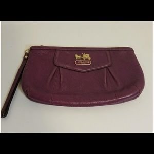 Beautiful coach wristlet